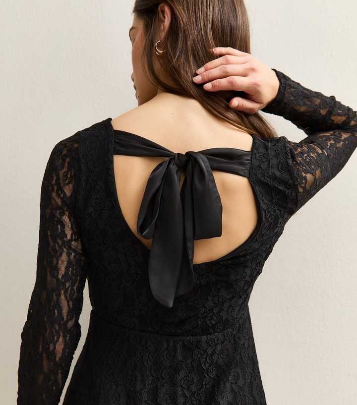 midi little black dress Layered Midnight Midi Dress XS main image 0