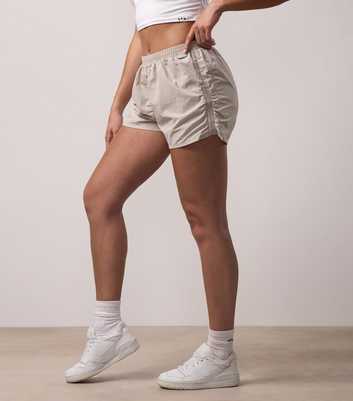 Gym King Stone Elasticated Waist Ruched Shorts