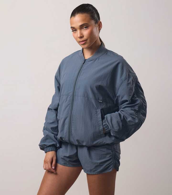Gym King Dark Blue Windbreaker Jacket