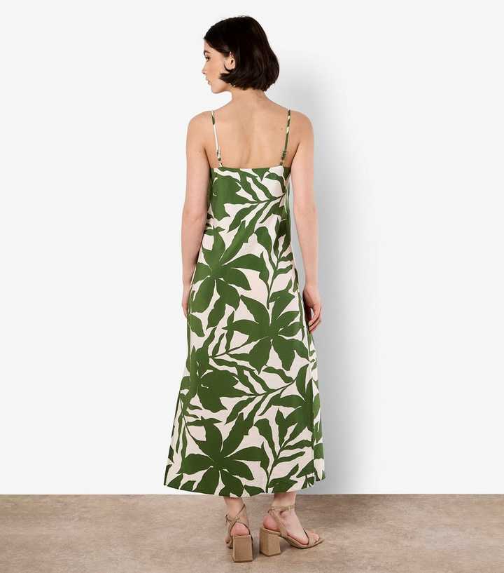 Apricot Green Tropical Print Cami Dress | New Look