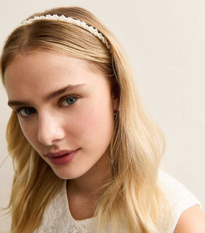 Faux Pearl Headband