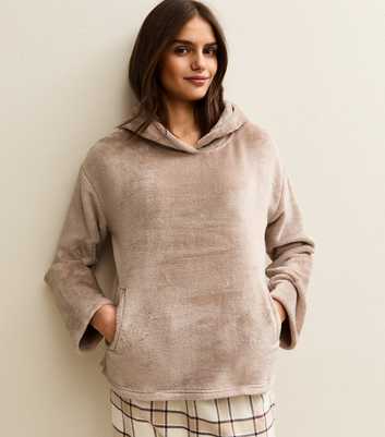 Mink Fluffy Relaxed Hoodie