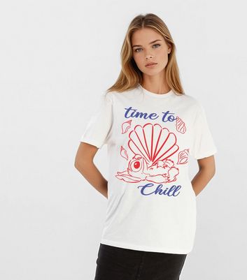 Brands In White Lilo & Stitch Print T-Shirt | New Look