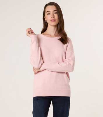 Blue Vanilla Pink Round Neck Jumper