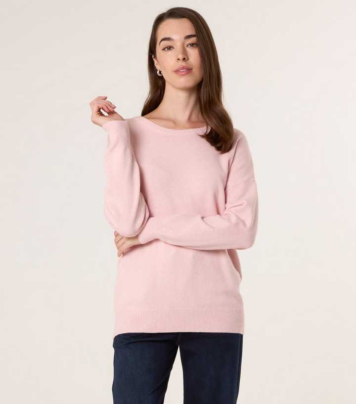 Blue Vanilla Pink Round Neck Jumper