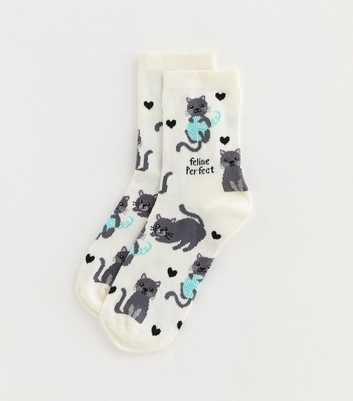 Cream Feline Perfect Socks