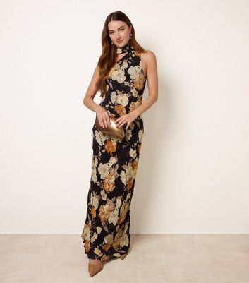 joanna gaines blue cheese dressing High Low Floral Maxi Dress - Tropical Floral
