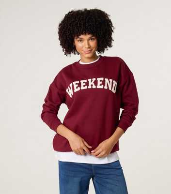 Blue Vanilla Dark Burgundy Weekend Sweatshirt