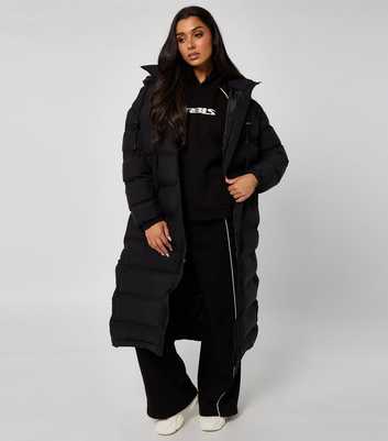 Urban Bliss Black Heatseal Maxi Puffer Coat