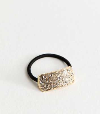 Gold Tone Rhinestone Hairband
