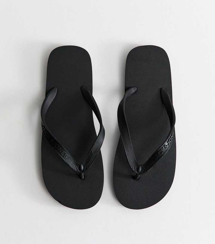 Jack & Jones Black Flip Flop