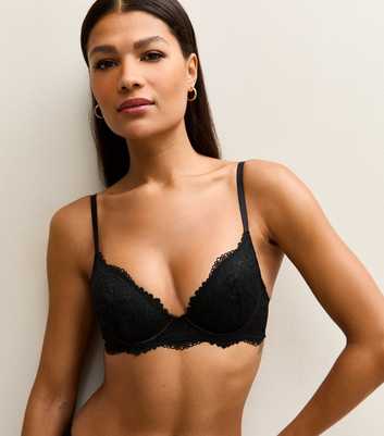 Black Lace Non Padded Bra
