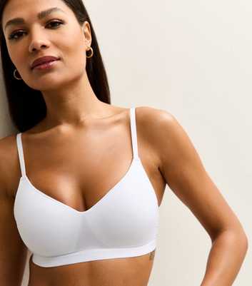 White Triangle Cup Bralette