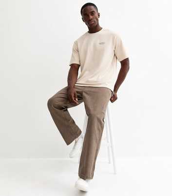 Jack & Jones Dark Brown Regular Faded Straight Leg Jeans