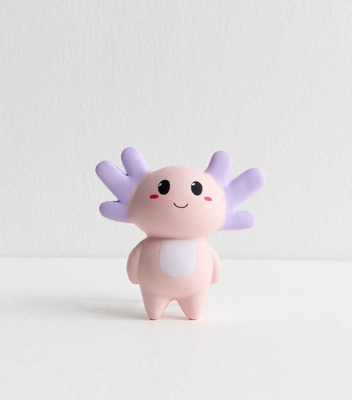 Pink Axolotl Stress Ball