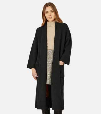 Yumi Blue Knit Maxi Cardigan