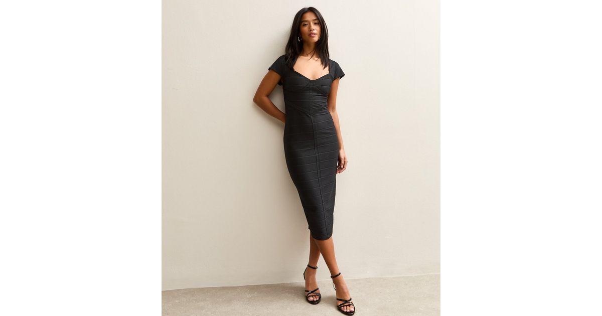 Petite Bandage Dress Bandage Dresses Petite Fishtail Midi Dress Hot White  Midi Bandage