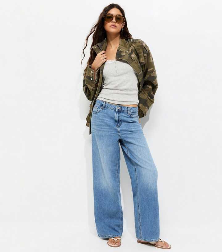 Light Blue Bonnie Slouchy Wide Leg Jeans