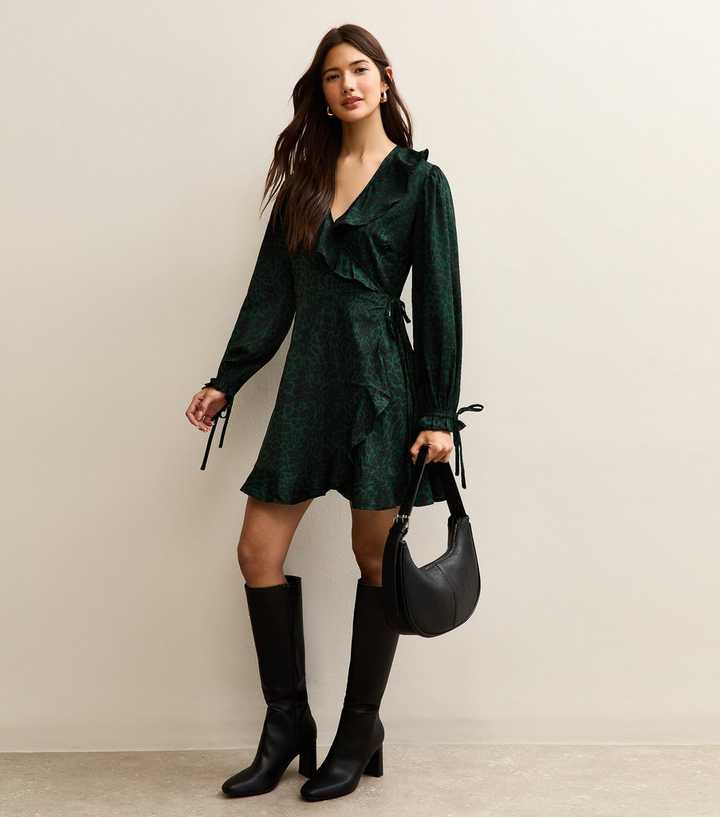 green contrast color dress Dark Green Lolita + Contrast Color Dress Mantle – Belchic