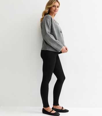 Maternity Black Over Bump Lift & Shape Jeggings
