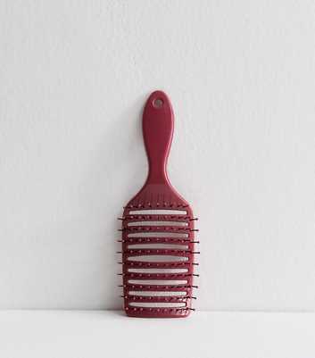 Dark Burgundy Flexi Back Hairbrush