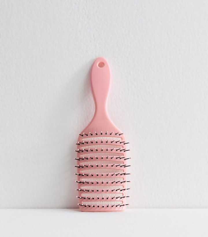 Light Pink Flexi Back Hairbrush