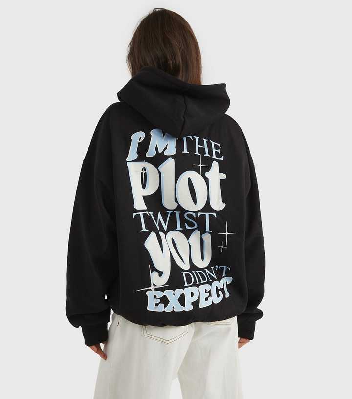 Skinnydip Black Plot Twist Logo Hoodie