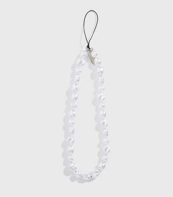 Skinnydip Faux Pearl Phone Strap