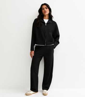 Premium Black Barrel Leg Joggers