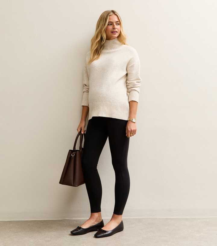 Maternity Black High Waist Leggings
