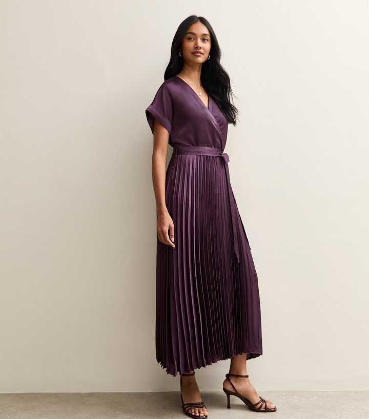 knee length dresses for ladies Sheridan Burgundy Off Shoulder Wrap Effect Midi Dress – Get That Trend main image 0