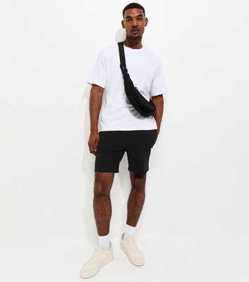 Only & Sons Black Regular Textured Cotton Rich Shorts