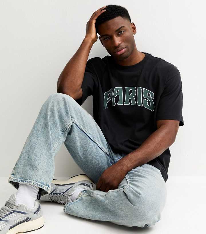 Only & Sons Black Paris Short Sleeve Top