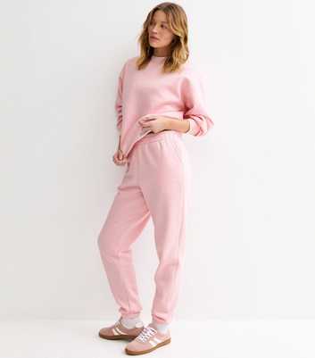 Light Pink Cuffed Joggers