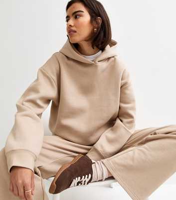 Camel Jersey Pullover Hoodie
