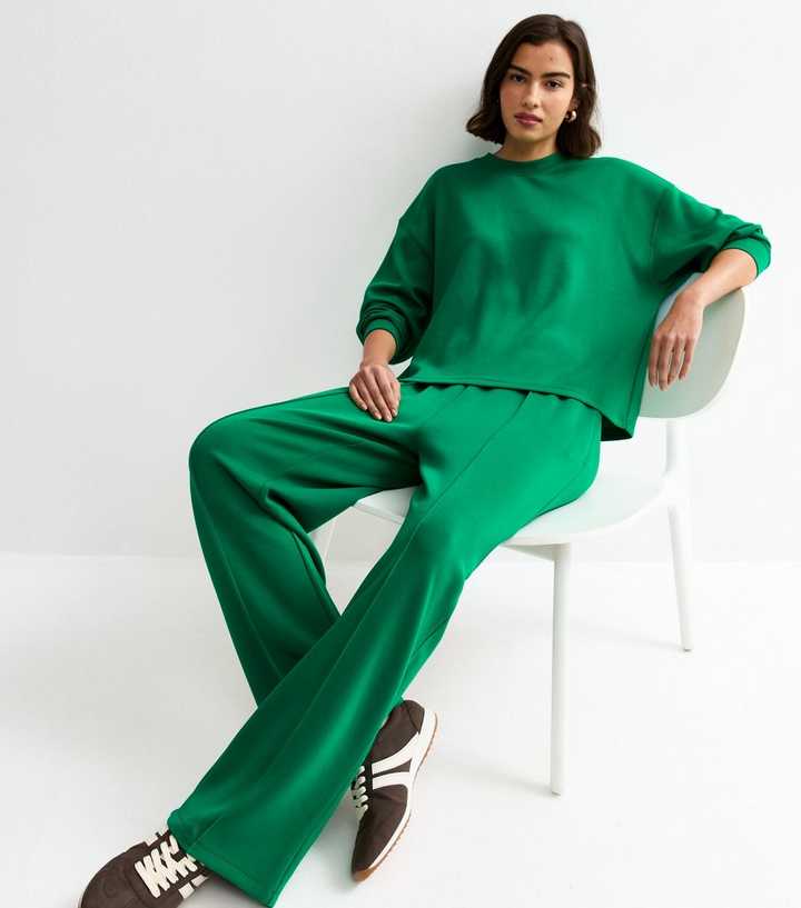Premium Bright Green Jersey Joggers