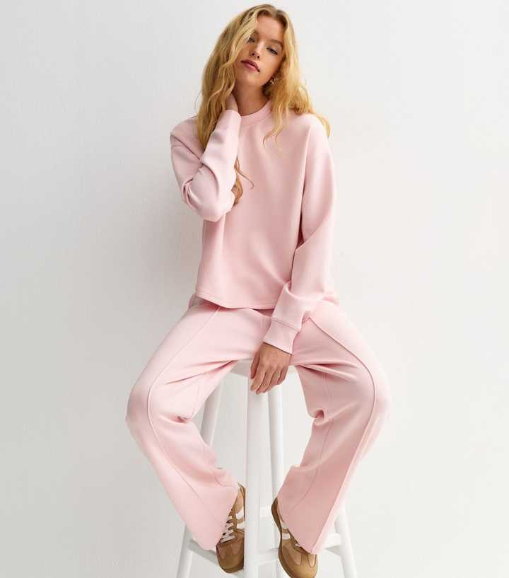 Premium Light Pink Jersey Joggers