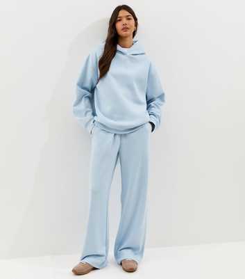 Light Blue Wide Leg Joggers