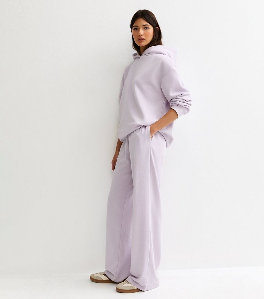 Lilac Wide Leg Joggers — photo 1 of 1
