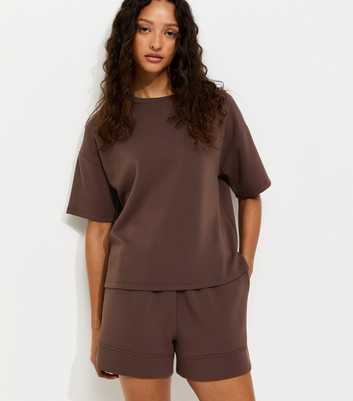 Premium Dark Brown Sweatshirt T-Shirt