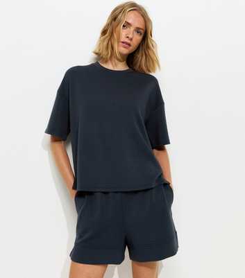 Premium Navy Sweatshirt T-Shirt