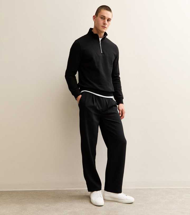 Only & Sons Black Drawstring Trousers