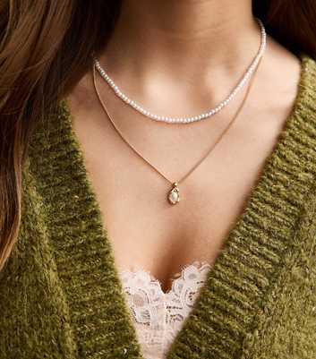 Fashion 21 Women's Statement Queen Pendant 18",20",24" Various Chain Necklace In Gold Tone (20, Cuban Chain - Foto 5