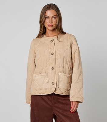 Urban Bliss Stone Washed Quilted Jacket