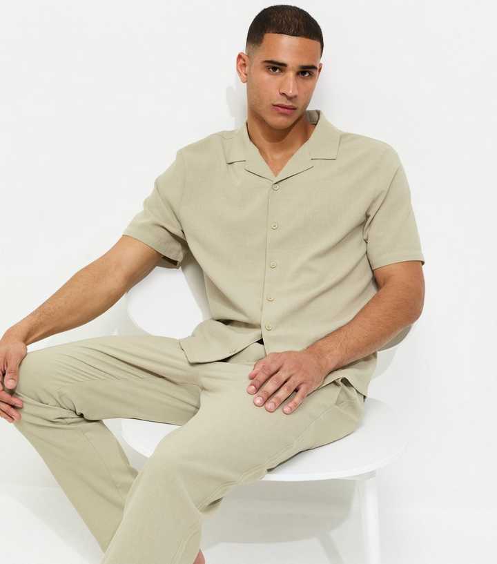 Mint Green Regular Short Sleeve Boxy Fit Shirt | New Look