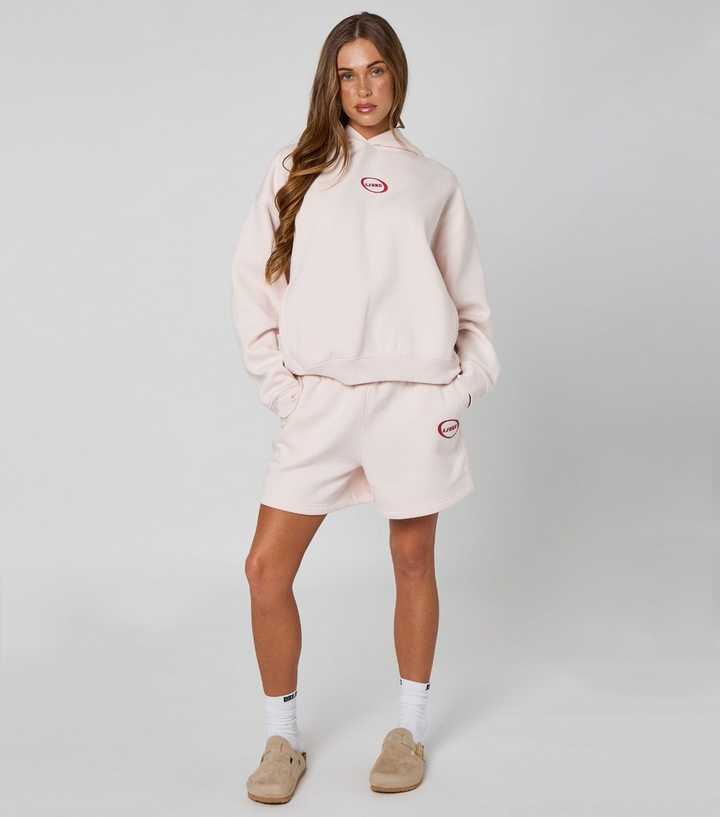 Urban Bliss Light Pink Logo Sweat Shorts