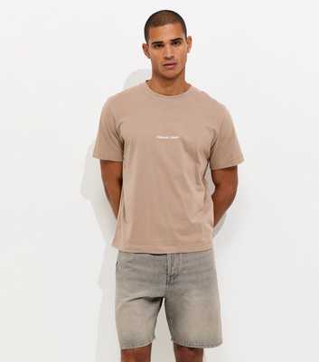Jack & Jones Grey Cotton Regular Fit Denim Shorts