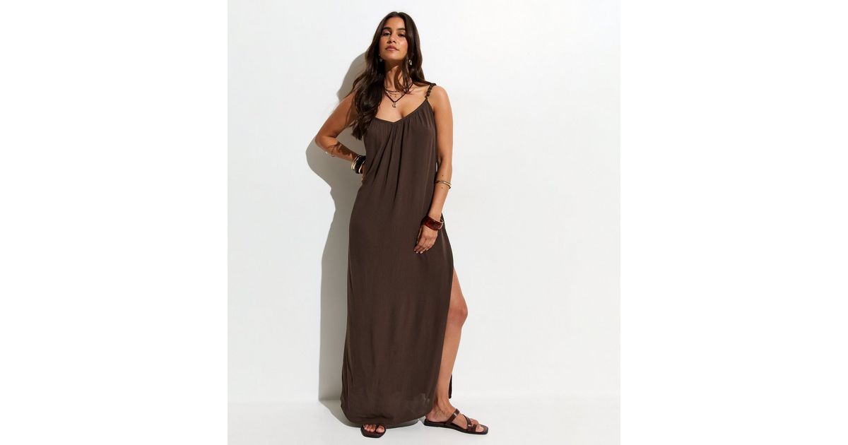 men dark brown dress shoes Ever Beaded Maxi Dress – Haute & Rebellious main image 1