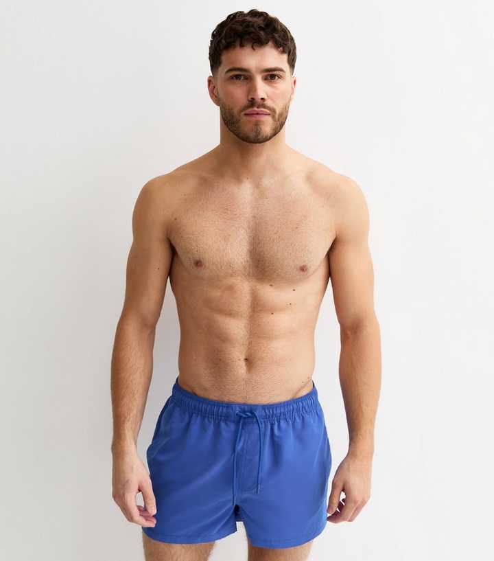 Blue Short Length Swim Shorts