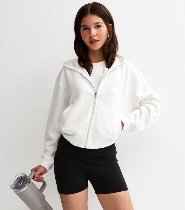 Girls Black Micro Cycling Shorts